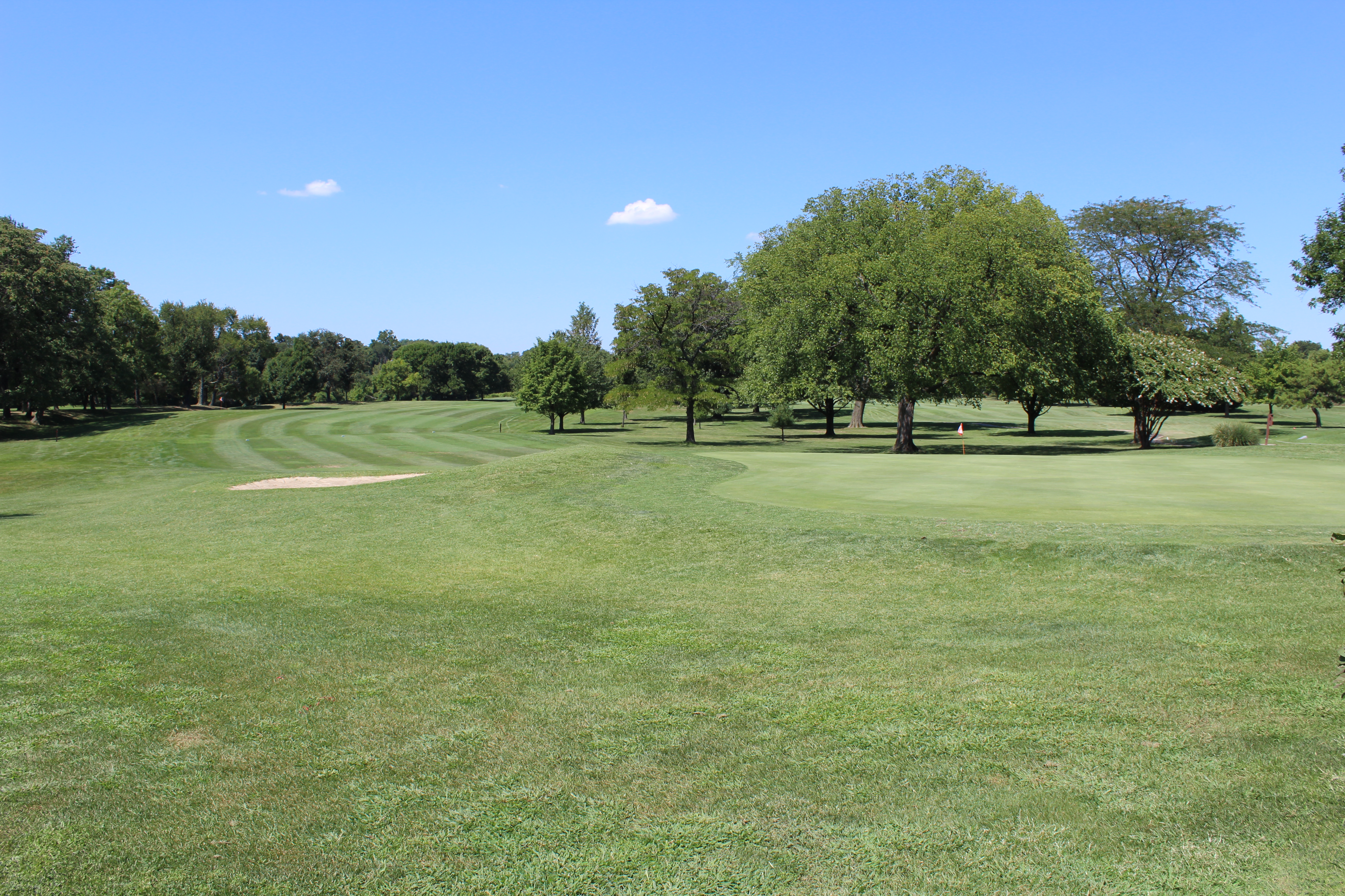 Looking at the Carroll Park Golf Course, a Baltimore City course where the Monumental Golf Club played.