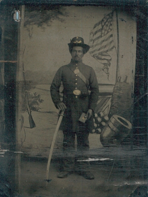Willis Calhoun of the 67th USCT (courtesy National Archives).
