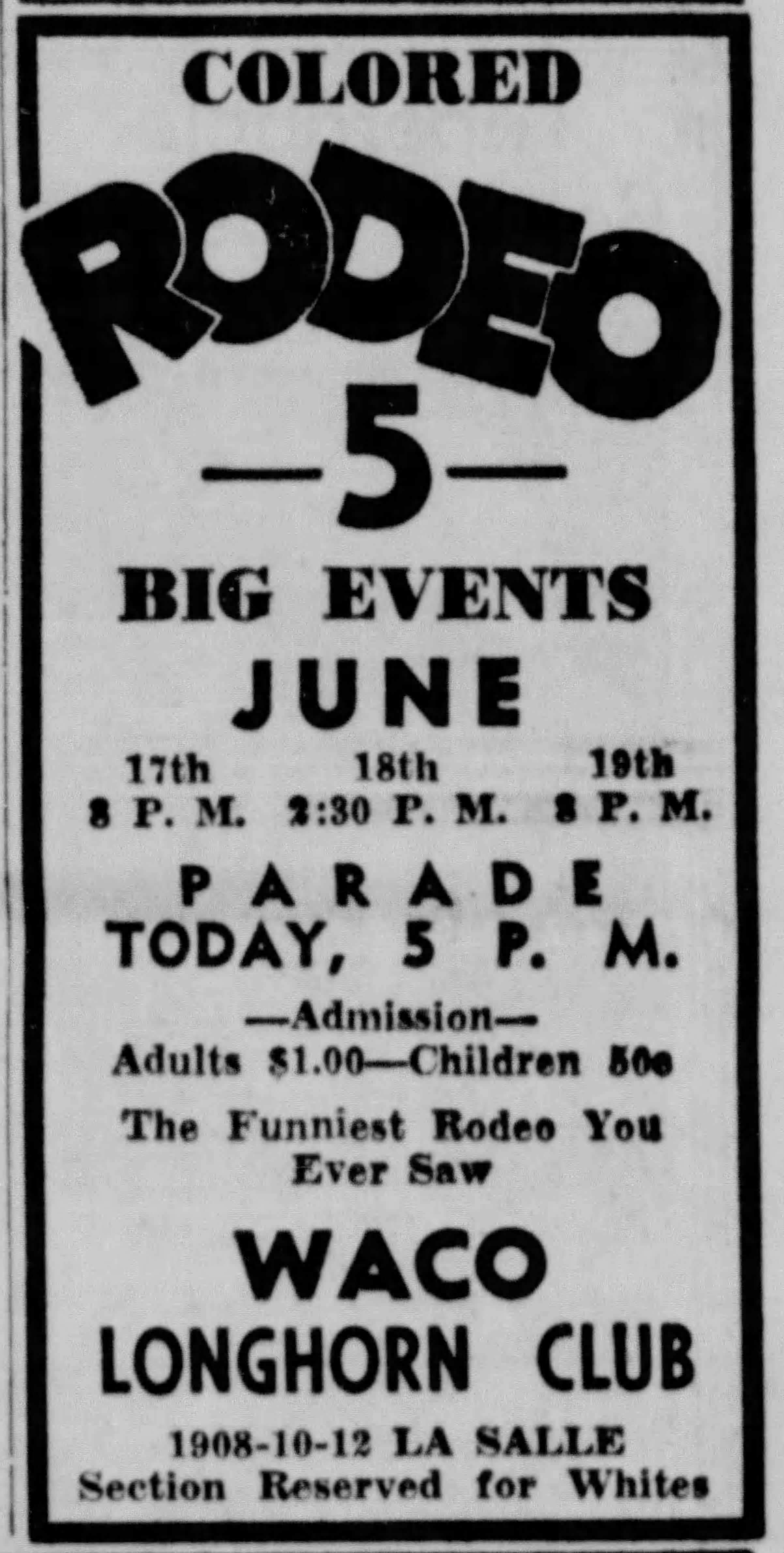 1950 Waco Longhorn Club advertisement