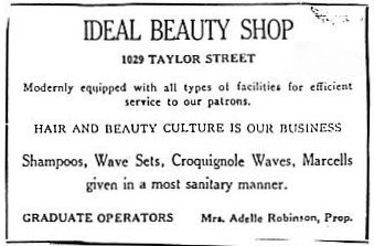 1943 Ideal Beauty Shop advertisement