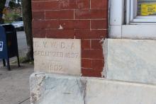 CYWCA Cornerstone looking west