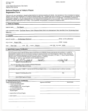 Page from National Register Registration form