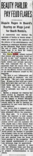 5876 - "Beauty Parlor Pay Feud Flares"