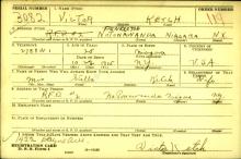 Image of a draft card