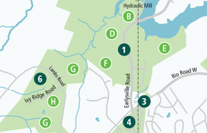 Map showing River View Farm