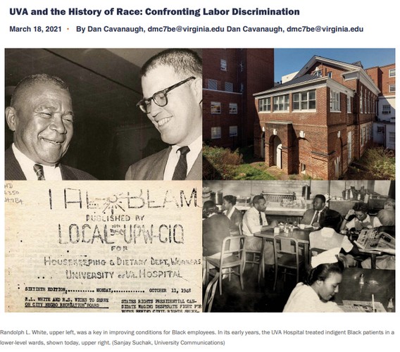 UVA and the History of Race: Confronting Labor Discrimination