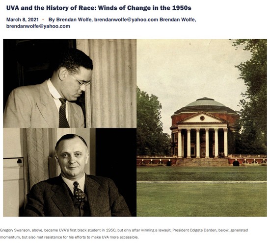 UVA and the History of Race: Winds of Change in the 1950s