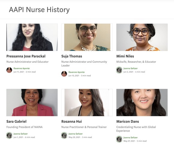 AAPI Nurse History