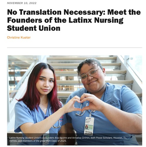 NoTranslation Necessary: Meet the Founders of the Latinx Nursing Student Union