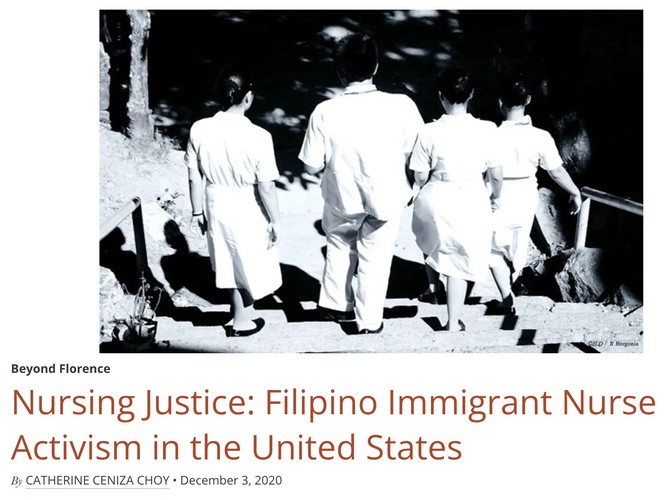 Nursing Justice: Filipino Immigrant Nurse Activism in the United States