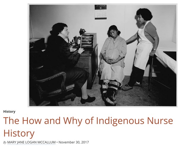 The How and Why of Indigenous Nurse History
