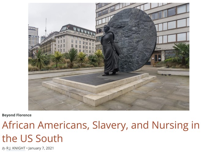 African Americans, Slavery, and Nursing in the US South