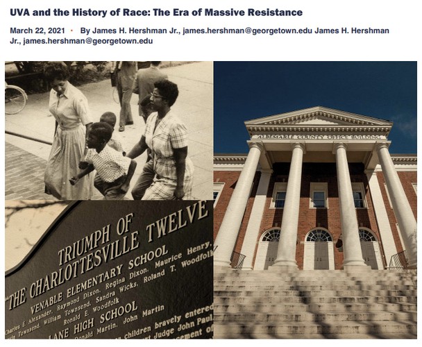 UVA and the History of Race: The Era of Massive Resistance