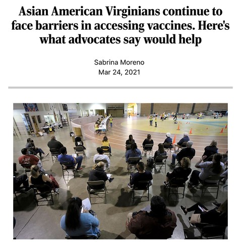 Asian American Virginians Continue to Face Barriers in Accessing Vaccines. Here’s What Advocates Say Would Help