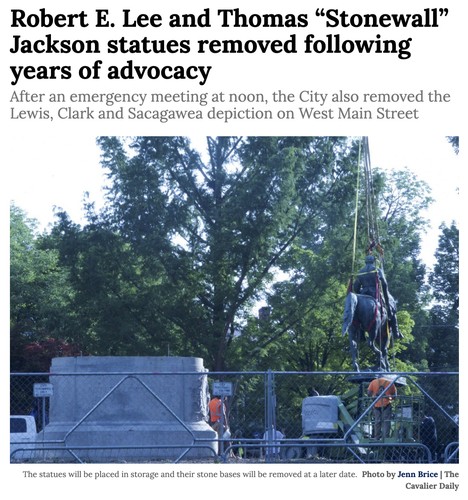 Statue removal