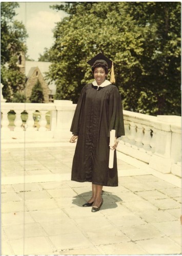 Mavis Claytor at Her BSN Graduation