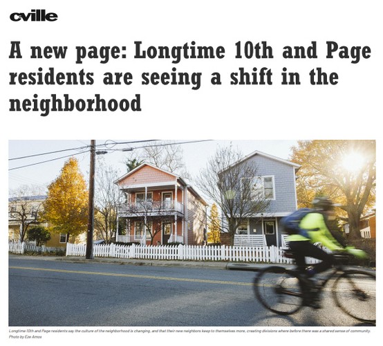 A New Page: Longtime 10th and Page Residents are Seeing a shift in the Neighborhood