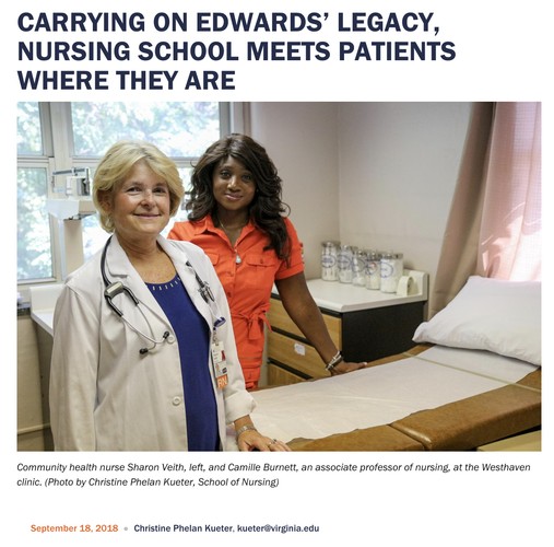 Carrying on Edwards’ Legacy, Nursing School Meets Patients Where They Are